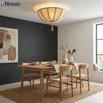 Cargar imagen en el visor de la Galería, Lámpara de techo Valoflor artística con pétalos florales y estilo escultórico en capas para salas de estar y dormitorios