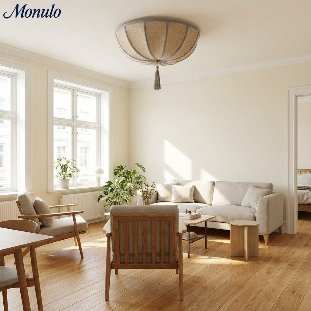 Lámpara de techo Valoflor artística con pétalos florales y estilo escultórico en capas para salas de estar y dormitorios