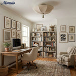 Cargar imagen en el visor de la Galería, Lámpara de techo Valoflor artística con pétalos florales y estilo escultórico en capas para salas de estar y dormitorios