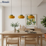 Load image into Gallery viewer, Fiesta Ceramic Bowl Pendant Light – Modern Colorful Ceiling Lamp for Kitchens and Dining Rooms