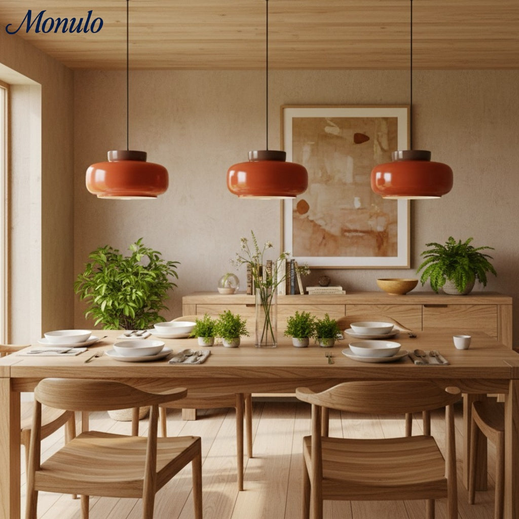 Fiesta Ceramic Bowl Pendant Light – Modern Colorful Ceiling Lamp for Kitchens and Dining Rooms