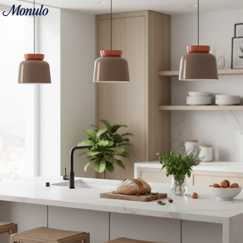 Fiesta Ceramic Bowl Pendant Light – Modern Colorful Ceiling Lamp for Kitchens and Dining Rooms