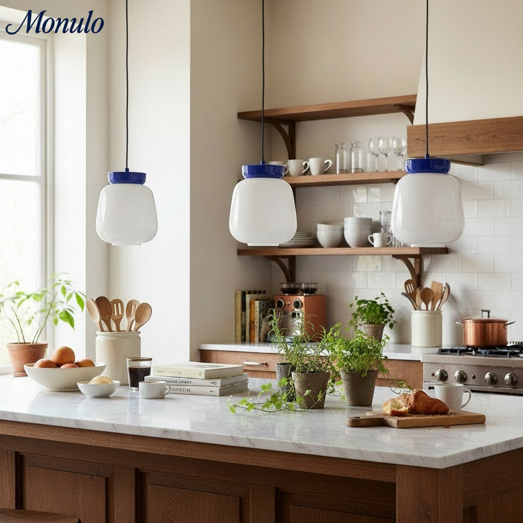 Fiesta Ceramic Bowl Pendant Light – Modern Colorful Ceiling Lamp for Kitchens and Dining Rooms