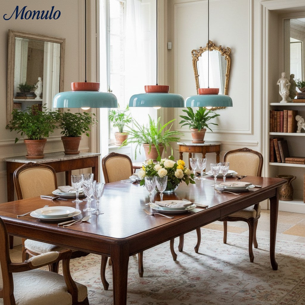 Fiesta Ceramic Bowl Pendant Light – Modern Colorful Ceiling Lamp for Kitchens and Dining Rooms