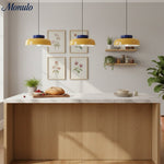 Load image into Gallery viewer, Fiesta Ceramic Bowl Pendant Light – Modern Colorful Ceiling Lamp for Kitchens and Dining Rooms