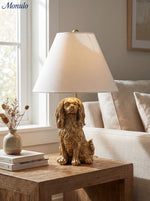 Load image into Gallery viewer, Pawdia Animal Bedside Table Lamp - Classic Fabric Shade Lighting