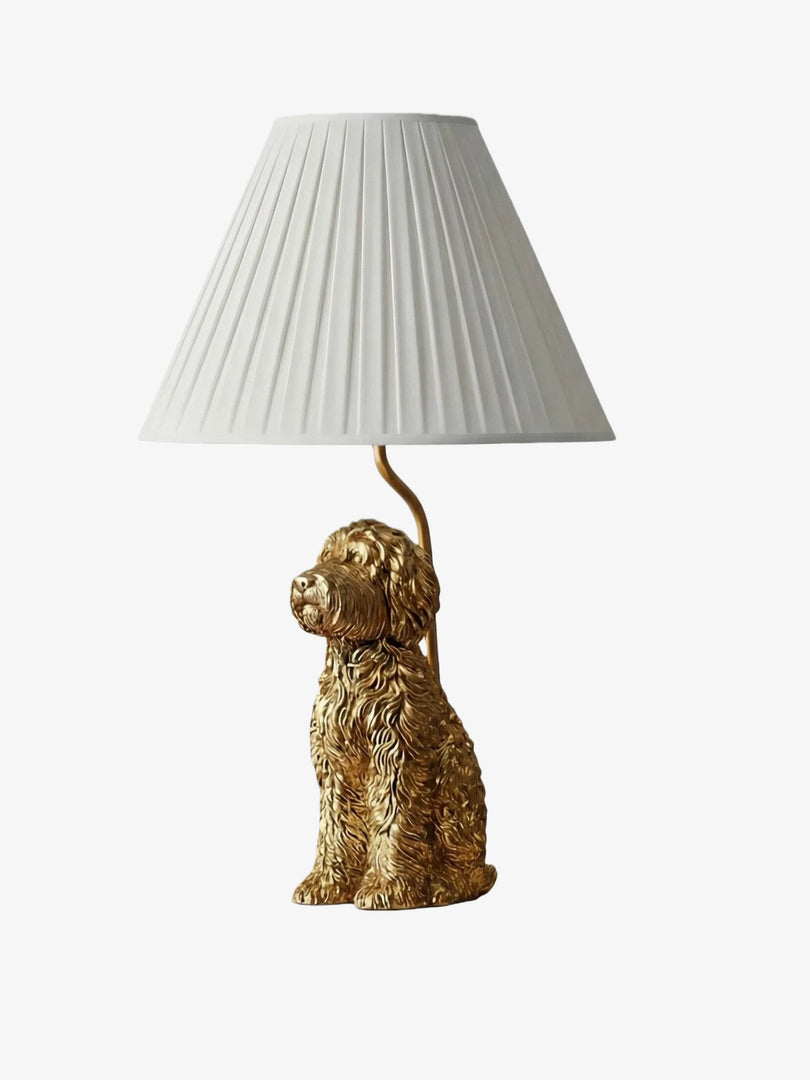 Pawdia Animal Bedside Table Lamp - Classic Fabric Shade Lighting