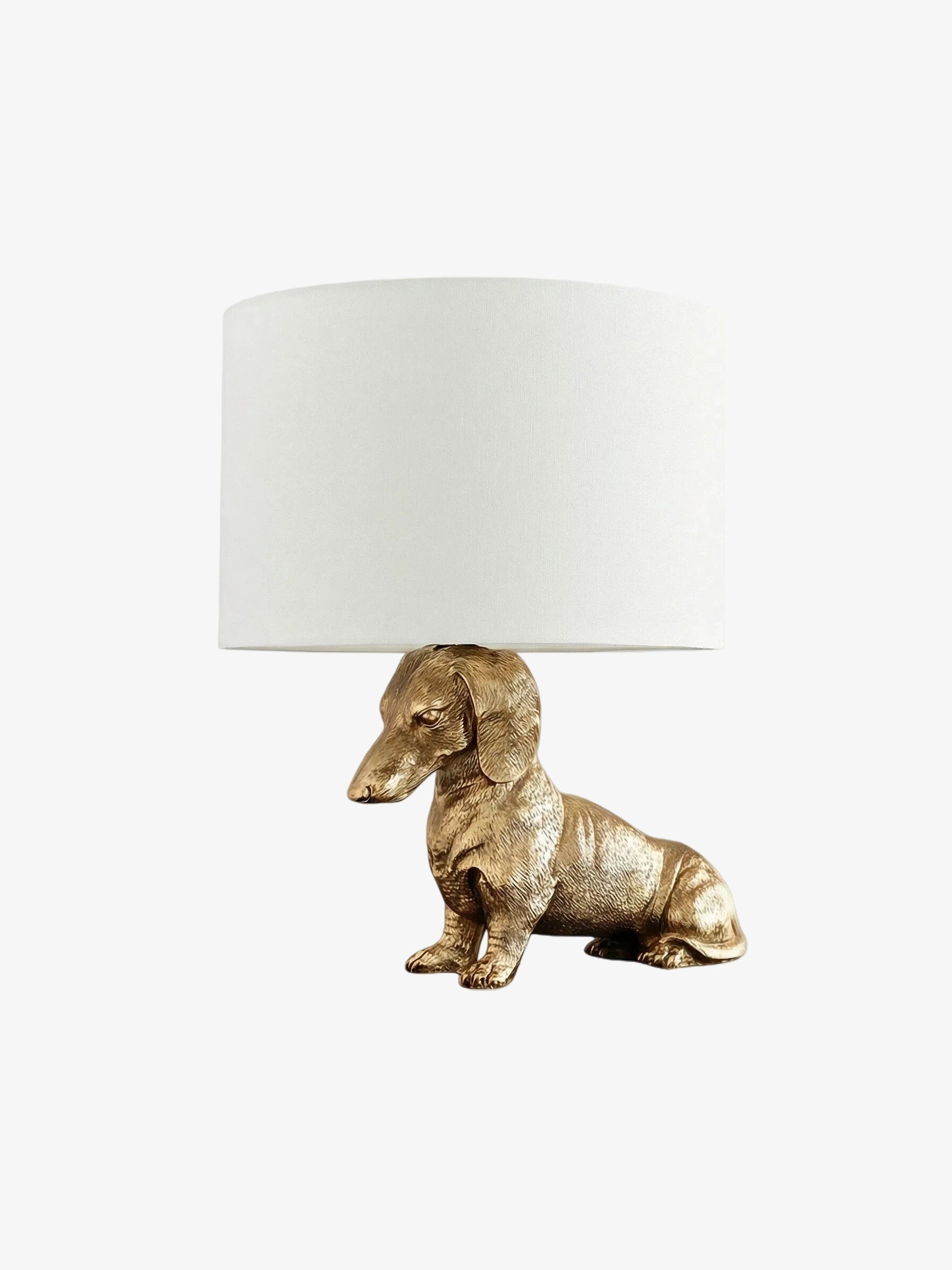 Pawdia Animal Bedside Table Lamp - Classic Fabric Shade Lighting