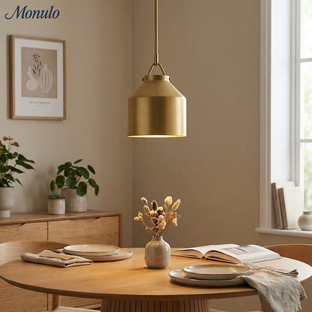 Hanton Nordic Metal Morandi Metal Pendant Light - Nordic Minimalist Fixture Light