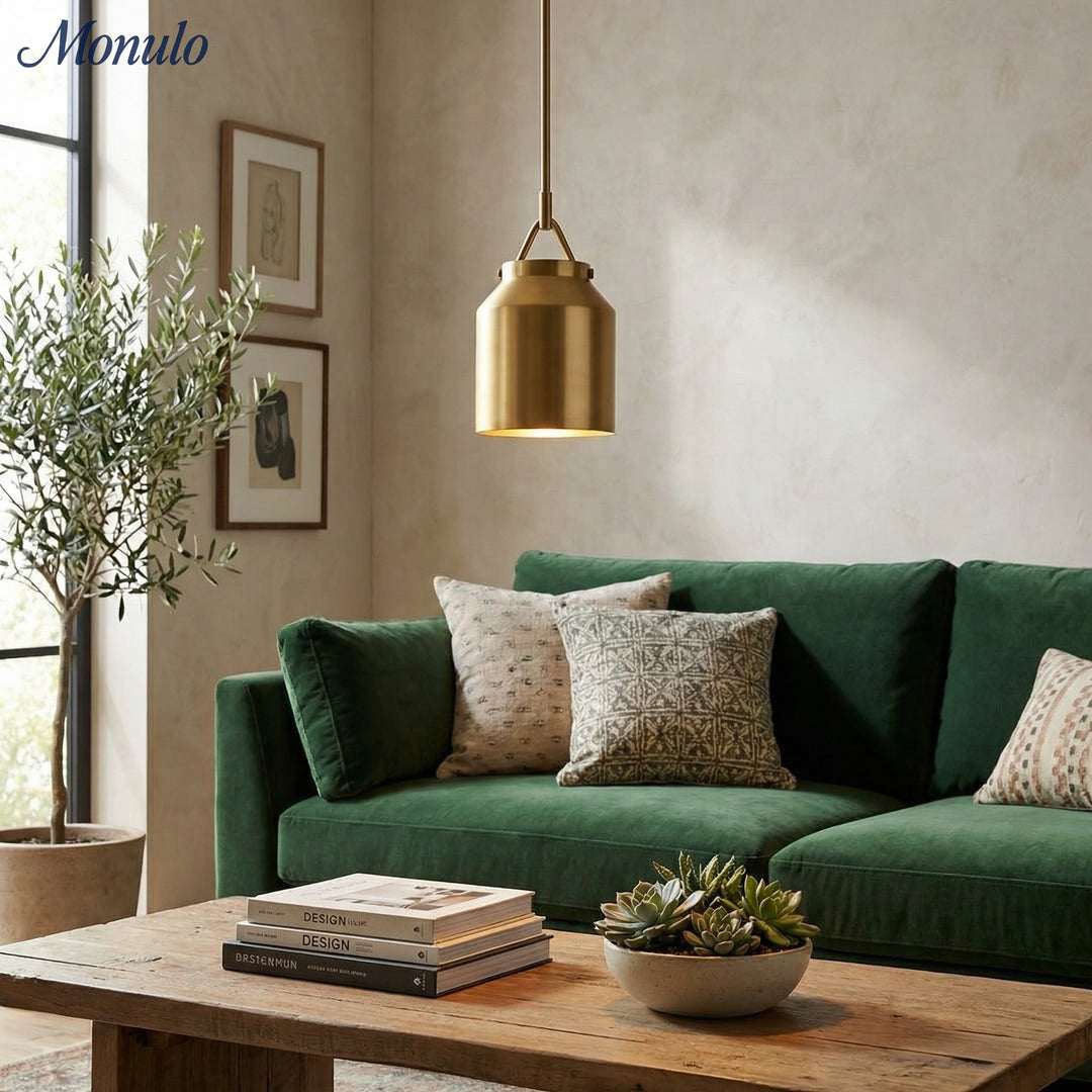 Hanton Nordic Metal Morandi Metal Pendant Light - Nordic Minimalist Fixture Light