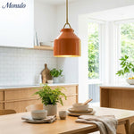 Load image into Gallery viewer, Hanton Nordic Metal Morandi Metal Pendant Light - Nordic Minimalist Fixture Light