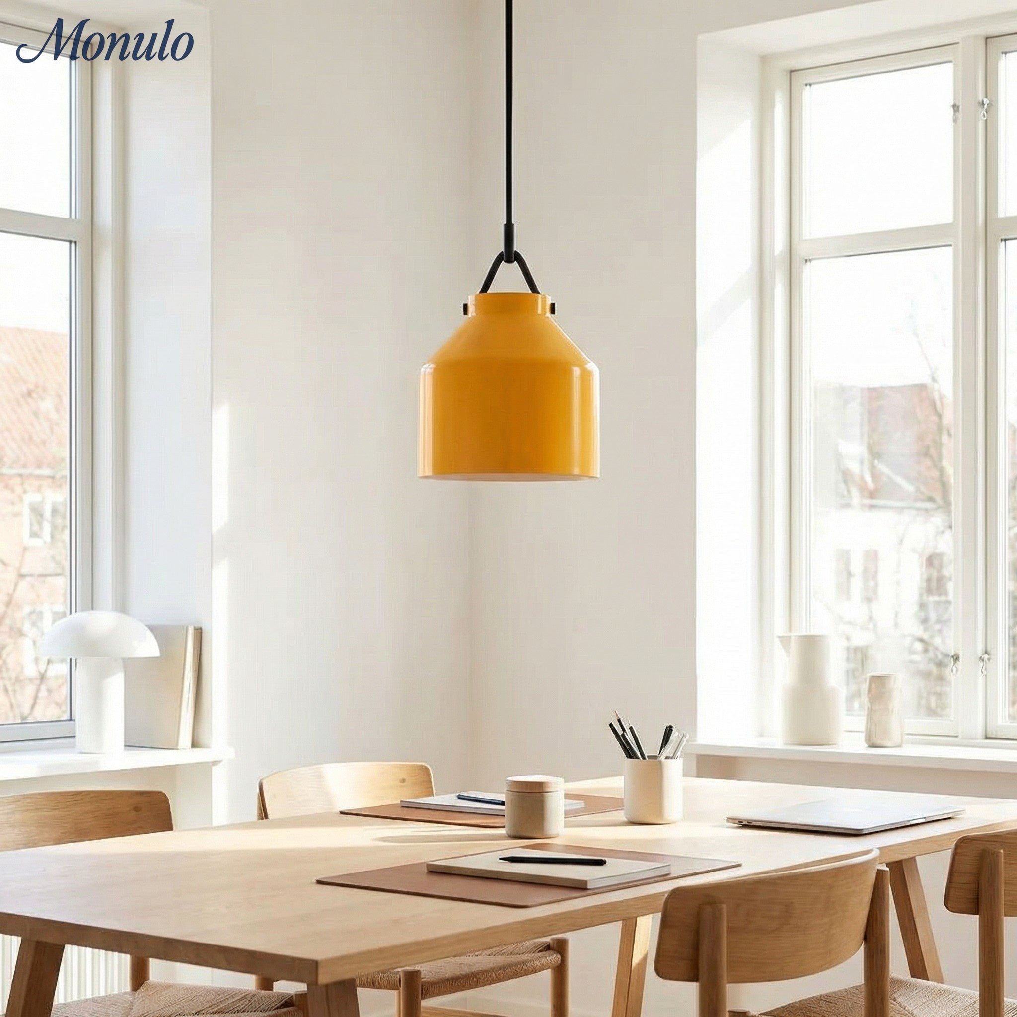 Hanton Nordisch Metall Morandi Metall Hängeleuchte – Nordische Schlichte Leuchte