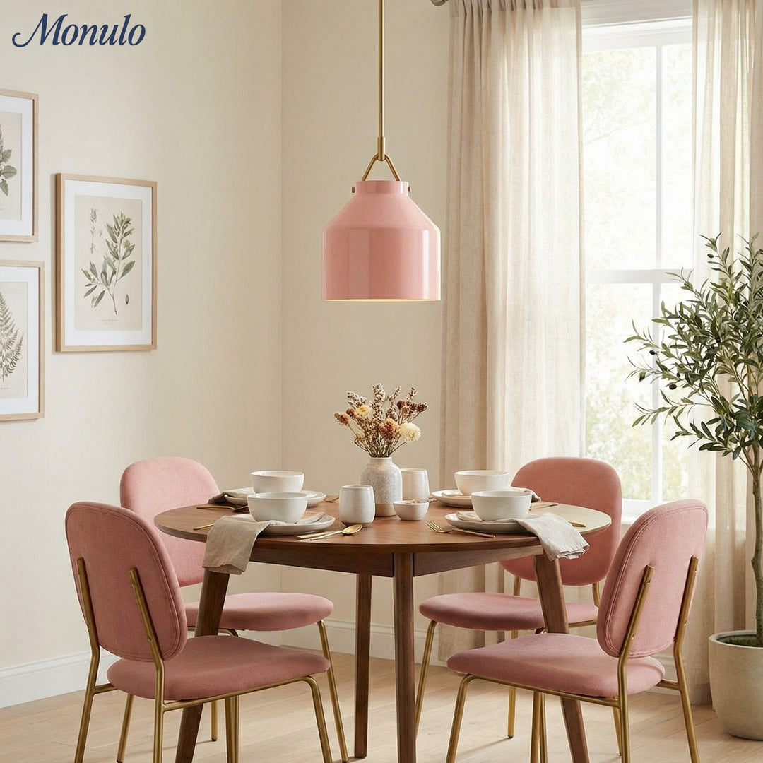 Hanton Nordic Metal Morandi Metal Pendant Light - Nordic Minimalist Fixture Light