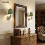 Load image into Gallery viewer, Rowan Drum Shade Wall Sconce – Fabric Sconce Light for Cozy Cottage Lighting