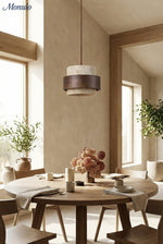Load image into Gallery viewer, Cylindrical Modern Design Travertine Pendant Lamp