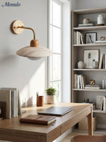 Load image into Gallery viewer, Travira Modern Design Disc Travertine Wall Light