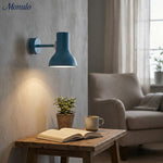 Cargar imagen en el visor de la Galería, Lámpara de Pared Ajustable de Metal Mate Modryx - Aplique de Pared Moderno y Minimalista para Pared Destacada de Sala de Estar