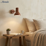 Cargar imagen en el visor de la Galería, Lámpara de Pared Ajustable de Metal Mate Modryx - Aplique de Pared Moderno y Minimalista para Pared Destacada de Sala de Estar