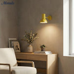 Cargar imagen en el visor de la Galería, Lámpara de Pared Ajustable de Metal Mate Modryx - Aplique de Pared Moderno y Minimalista para Pared Destacada de Sala de Estar