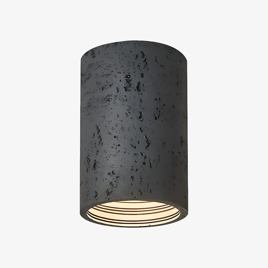 Lámpara de Techo Cilíndrica Sabiara Wabi-Sabi - Luminaria de Techo con Luz Suave y Difusa para Dormitorios y Salas de Estar