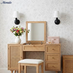 Load image into Gallery viewer, Rowan Drum Shade Wall Sconce – Fabric Sconce Light for Cozy Cottage Lighting