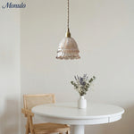 Cargar imagen en el visor de la Galería, Lámpara colgante de cristal estilo medusa pastoral francesa M38