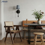 Bild in Gallery-Viewer laden, Rowan Stoffschirm Wandleuchte in Antik Kupfer - Vintage Luxus Licht für Innenräume