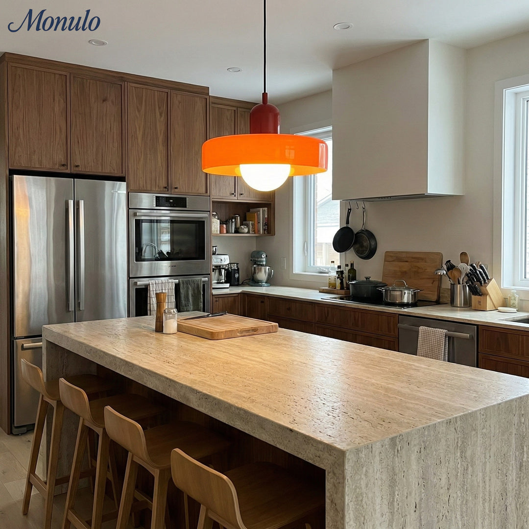 Verdoma Morandi Scheiben-Glas-Hängeleuchte für modernes Ess- und Wohnzimmer