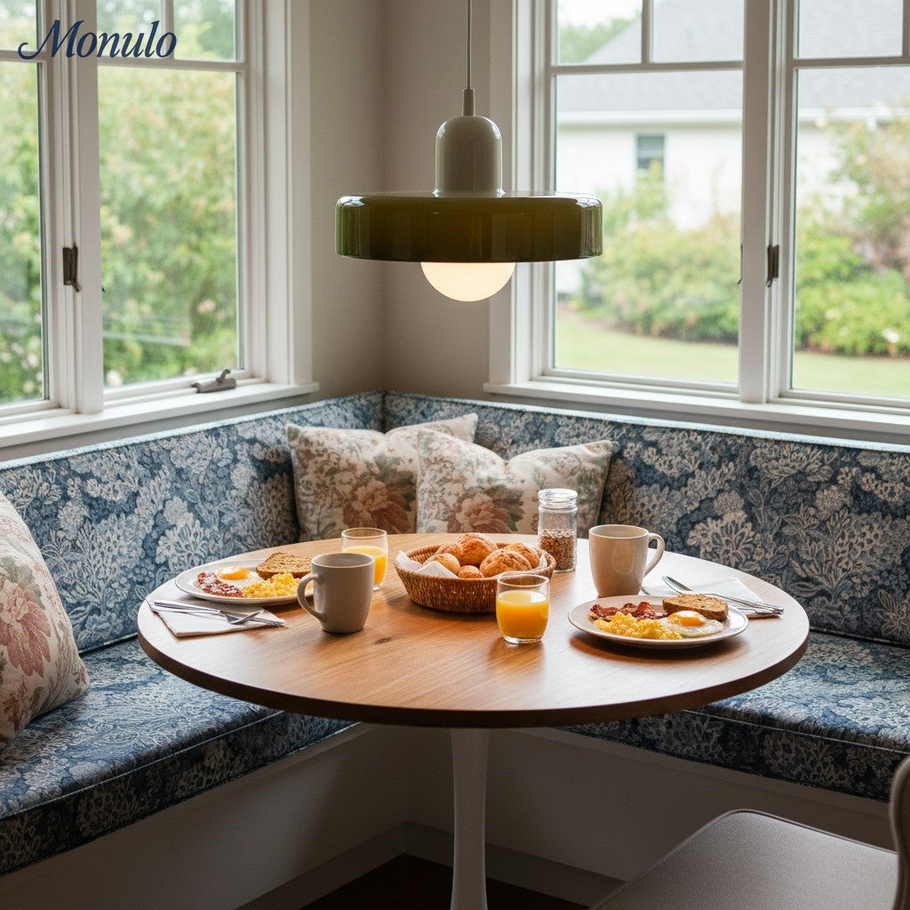 Verdoma Morandi Scheiben-Glas-Hängeleuchte für modernes Ess- und Wohnzimmer