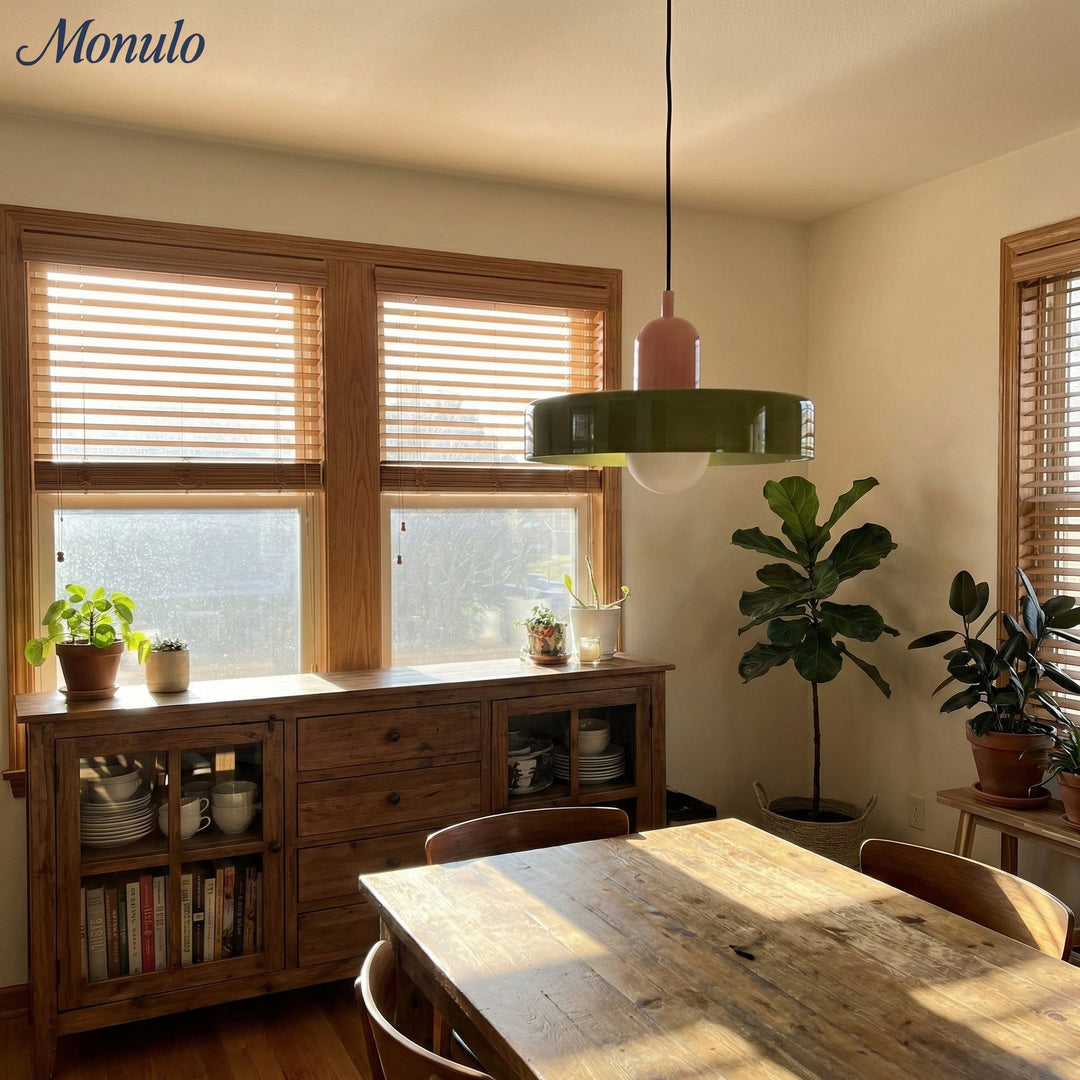 Verdoma Morandi Scheiben-Glas-Hängeleuchte für modernes Ess- und Wohnzimmer