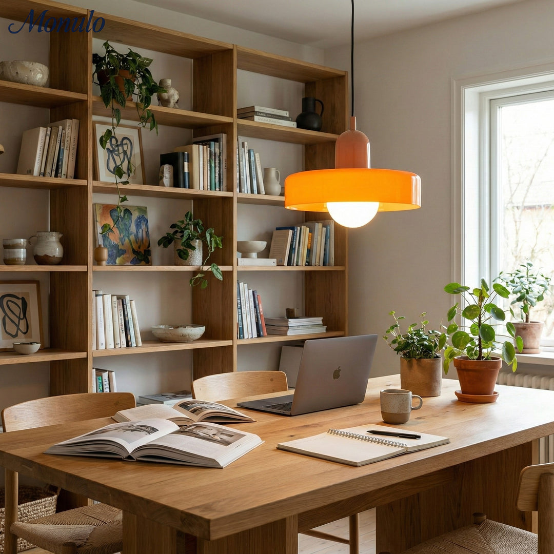 Verdoma Morandi Scheiben-Glas-Hängeleuchte für modernes Ess- und Wohnzimmer