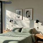 Cargar imagen en el visor de la Galería, Lámpara de Pared Ajustable de Metal Mate Modryx - Aplique de Pared Moderno y Minimalista para Pared Destacada de Sala de Estar