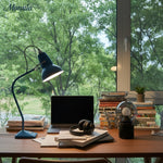 Load image into Gallery viewer, Modryx Pyramid Base Mini Table Lamp - Vintage Metal for Desk