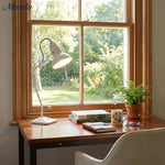 Load image into Gallery viewer, Modryx Pyramid Base Mini Table Lamp - Vintage Metal for Desk