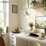 Load image into Gallery viewer, Modryx Pyramid Base Mini Table Lamp - Vintage Metal for Desk