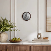 walnut moon wall light scene and detail