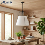 Load image into Gallery viewer, Dumora Modern Minimalist Fabric Tapered Pendant Lamp