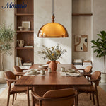 Load image into Gallery viewer, Sunset Afterglow Sunset Medieval Pendant Light with French Acrylic Shade for Dining Room and Foyer