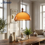 Load image into Gallery viewer, Sunset Afterglow Sunset Medieval Pendant Light with French Acrylic Shade for Dining Room and Foyer