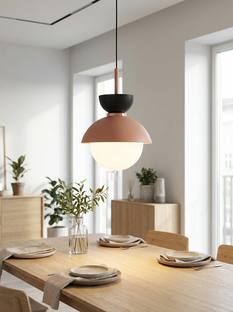 Frovela Minimalistische Nordische Macaron Pendelleuchte für Esszimmer & Gemütliche Ecken