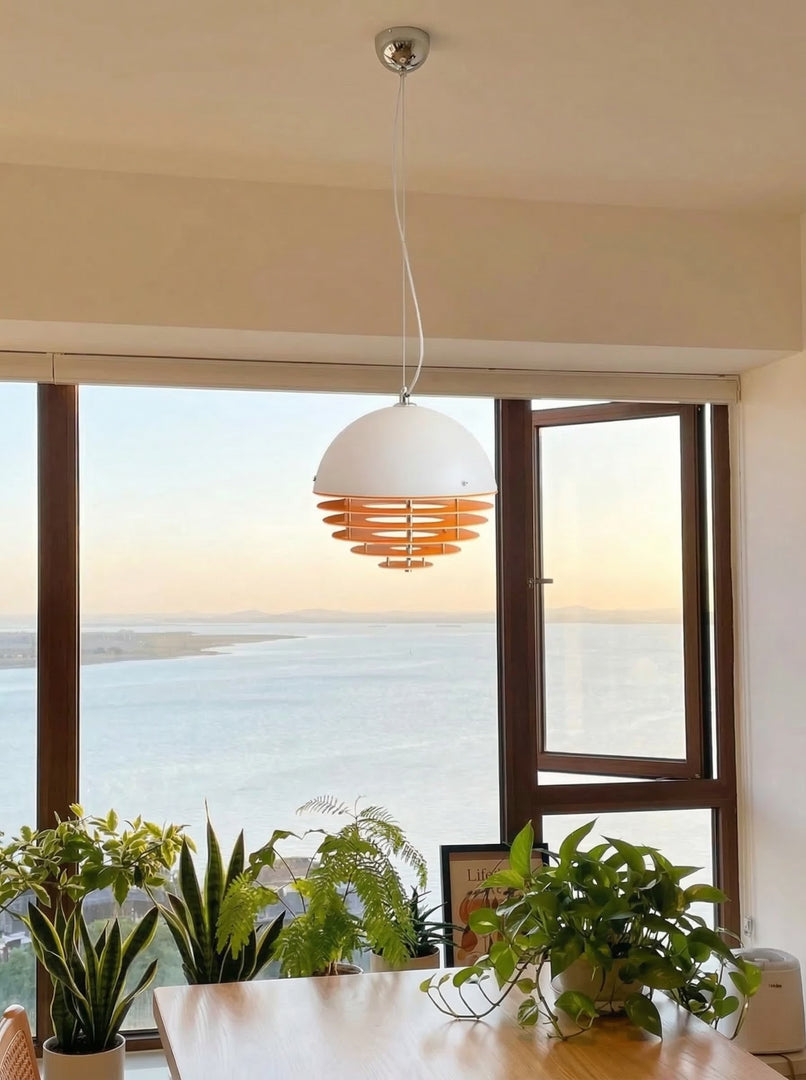Lámpara colgante Sunset: luz ambiental emotiva con diseño Bauhaus - AFTERGLOW S1 