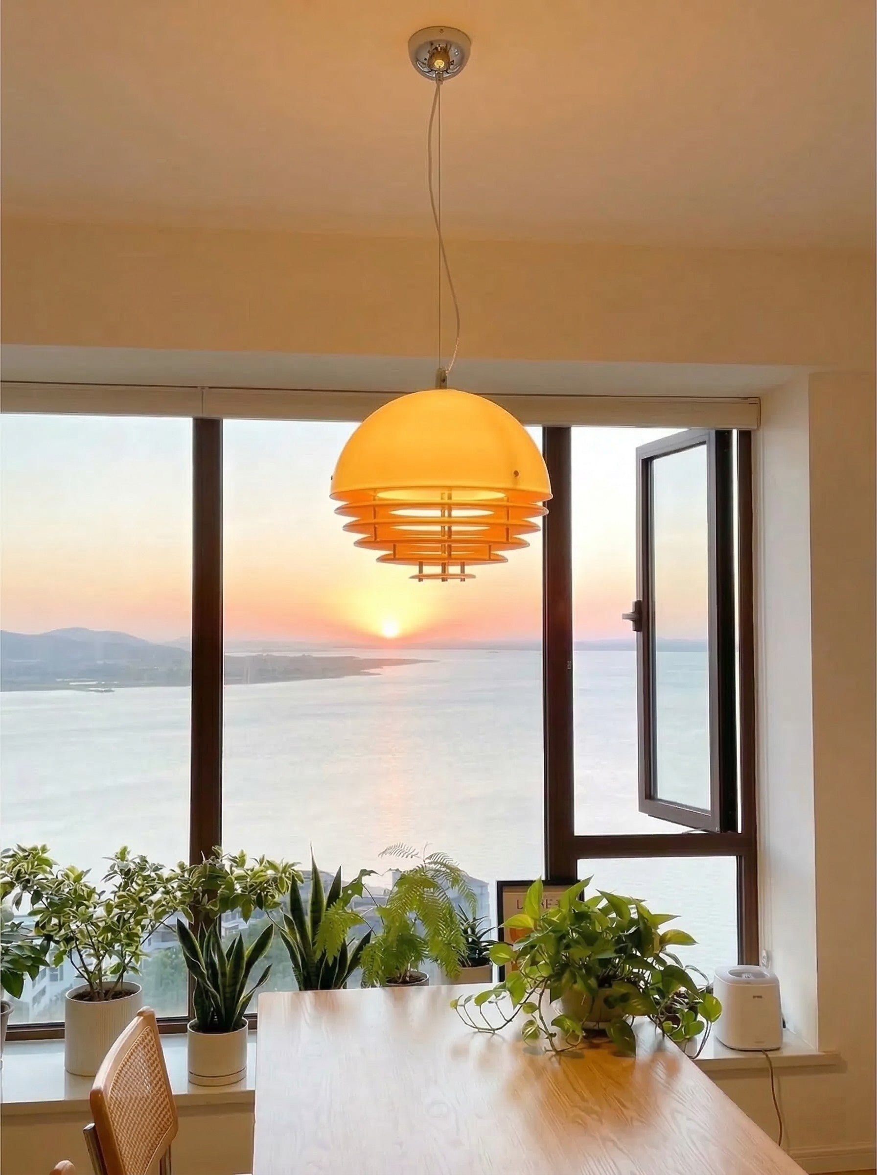 Sunset Pendelleuchte – Emotionales Stimmungslicht mit Bauhaus Lampendesign-AFTERGLOW S1