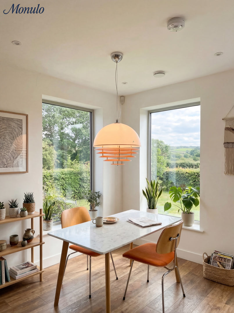 Lámpara colgante Sunset: luz ambiental emotiva con diseño Bauhaus - AFTERGLOW S1 