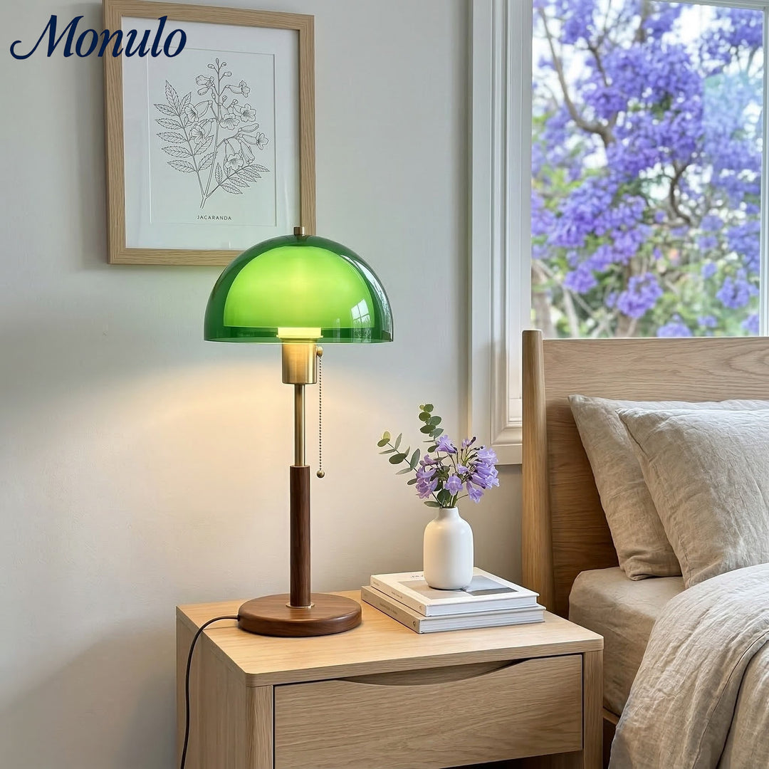 Sunset Afterglow Modern Accent Table Lamp - Retro Styling Lamp for Bedroom or Office
