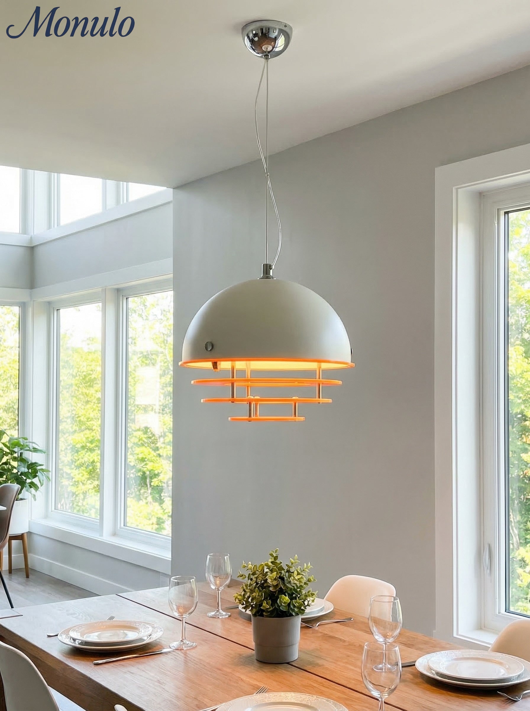 Sunset Pendelleuchte – Emotionales Stimmungslicht mit Bauhaus Lampendesign-AFTERGLOW S1