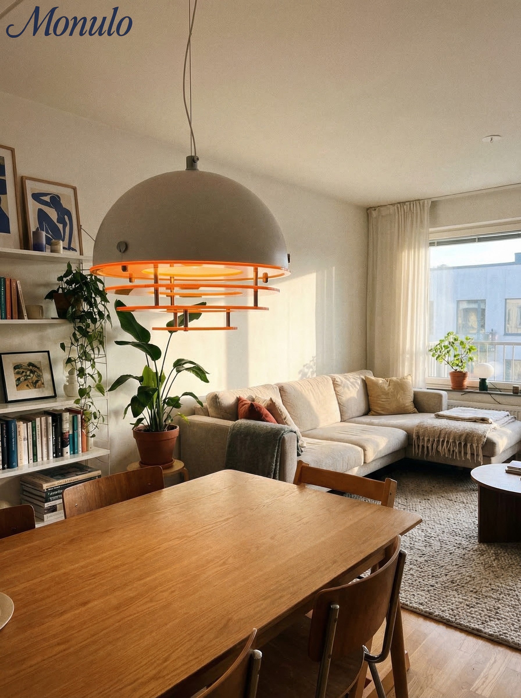 Sunset Pendelleuchte – Emotionales Stimmungslicht mit Bauhaus Lampendesign-AFTERGLOW S1