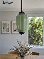 Bild in Gallery-Viewer laden, Vintage Glas Eloise Pendelleuchte
