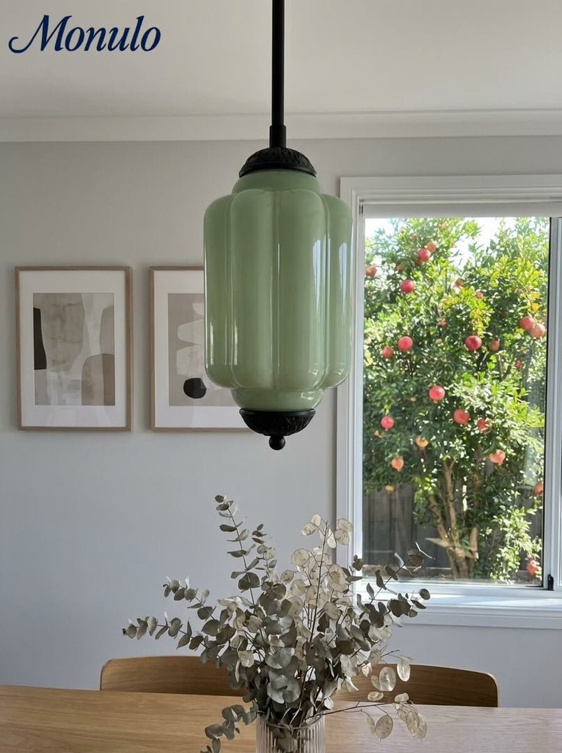 Vintage Glas Eloise Pendelleuchte