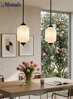 Bild in Gallery-Viewer laden, Vintage Glas Eloise Pendelleuchte