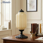 Load image into Gallery viewer, Eloise Scallop Glass Shade Vintage-Inspired Table Lamp for Bedroom and Living Room Accent Lighting